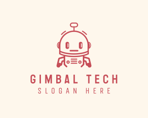 Robot Tech App  logo design