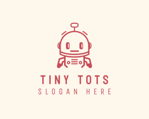 Toddler - Robot Tech App logo design