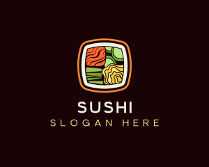 Japanese Sushi Restaurant logo design