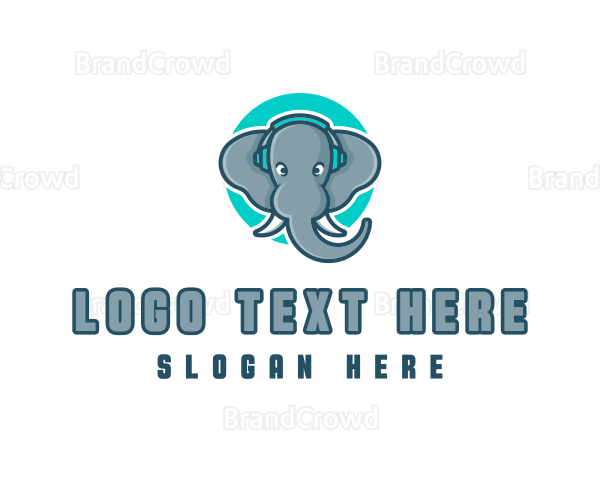 Elephant Gamer Headset Logo
