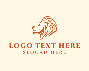 Deluxe - Premium Lion Head logo design