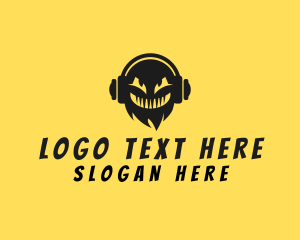 Streaming - Scary Monster Audio logo design