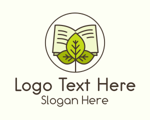 Leaf Nature Book Logo
