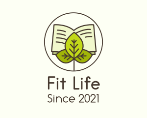 Publishing - Leaf Nature Book logo design