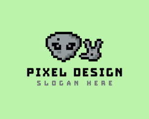 Alien Pixel Gaming logo design