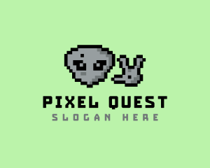 Alien Pixel Gaming logo design