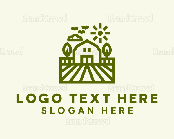 Agriculture Barn Farming Logo