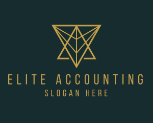 Highend Geometric Triangle  logo design