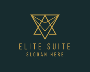 Highend Geometric Triangle  logo design