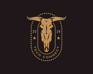 Ox - Bull Ranch Farm logo design