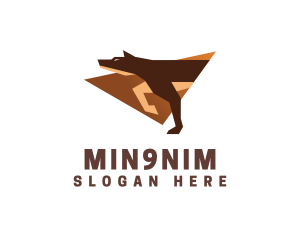 Modern Dog Hunter logo design