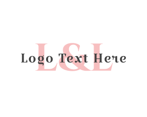 Letter - Fashion Cosmetics Accessory Boutique logo design