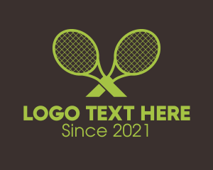 Tennis Contest - Athletic Tennis Racket logo design