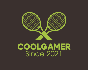 Professional Tennis Tournament - Athletic Tennis Racket logo design