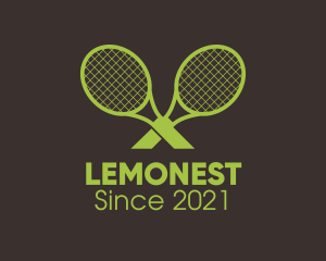 Tennis Competition - Athletic Tennis Racket logo design