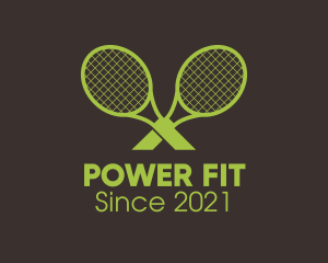 Athlete - Athletic Tennis Racket logo design