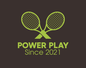 Athlete - Athletic Tennis Racket logo design