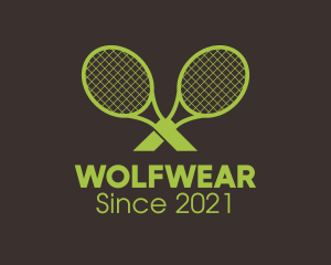 Tennis Team - Athletic Tennis Racket logo design