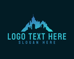 Skyline - Urban City Mountain logo design