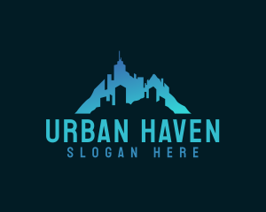 Urban City Mountain logo design