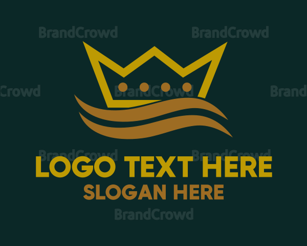 Royal Crown Wave Logo