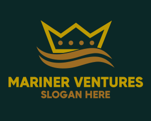 Mariner - Royal Crown Wave logo design