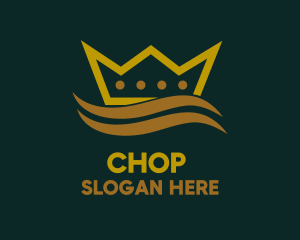 Port - Royal Crown Wave logo design