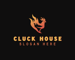 Chicken - Fire Chicken Restaurant logo design