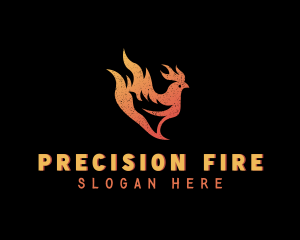 Fire Chicken Restaurant logo design