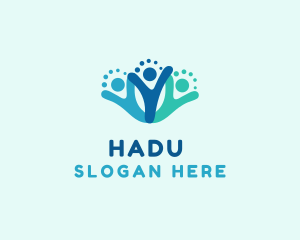 Human - Social Community People logo design