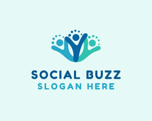 Social Community People logo design