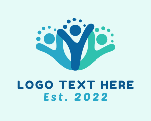 Social - Social Community People logo design