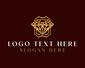 Diamond Luxury Jewelry Logo