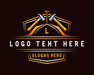 Carpentry - Hammer Carpentry Roof logo design