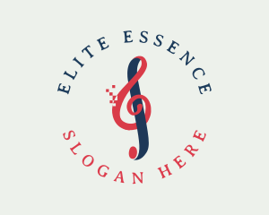 Singer - Musical Note Composer logo design