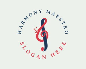 Maestro - Musical Note Composer logo design