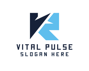 Stroke - Generic Letter VR Stroke logo design