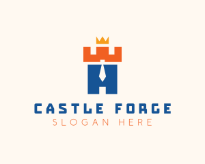 Necktie Castle Boss logo design