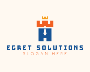 Necktie Castle Boss logo design