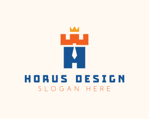 Necktie Castle Boss logo design