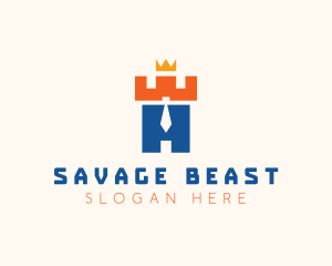 Necktie Castle Boss logo design