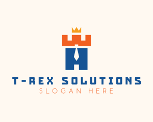 Necktie Castle Boss logo design