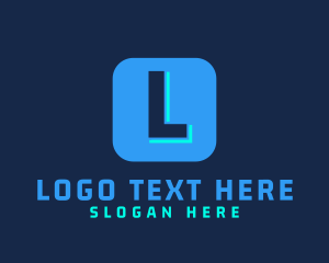 Digital - Digital Technology App logo design