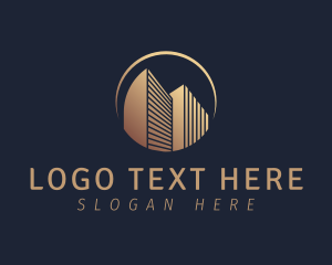 Office Space - Commercial Building Structure logo design