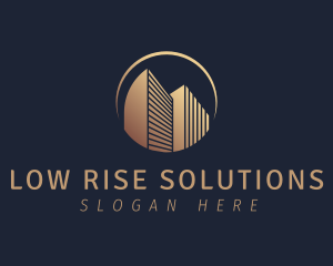 Commercial Building Structure logo design