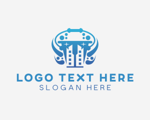 Hygiene - Building Bucket Cleaning Disinfection logo design