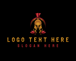 Spartan Warrior Armor logo design