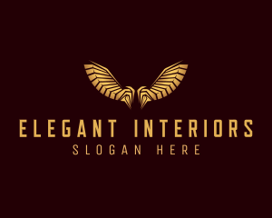 Elegant Luxury Wing logo design