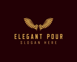 Elegant Luxury Wing logo design