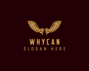 Airline - Elegant Luxury Wing logo design